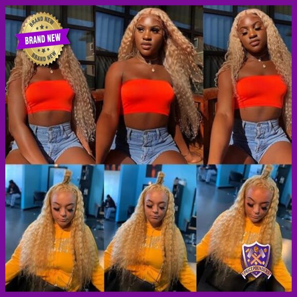 Human Hair Extensions Water Wave Bundles Brazilian Virgin Hair 150g